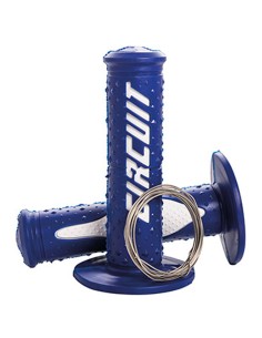 Puños Circuit Elektra azul-blanco 