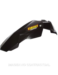 Guardabarros Delantero Circuit Stealth Negro 