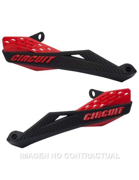 Paramanos Circuit Fenix Nylon Negro-Rojo 