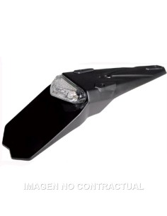 Portamatrícula Circuit Mantis Negro-Clear 