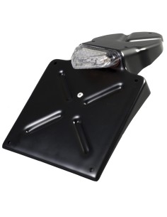 Portamatrícula Circuit No Problem Negro-Clear 