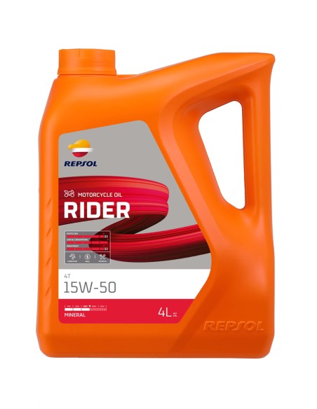 GARRAFA REPSOL RIDER 4T 15W-50 4L 