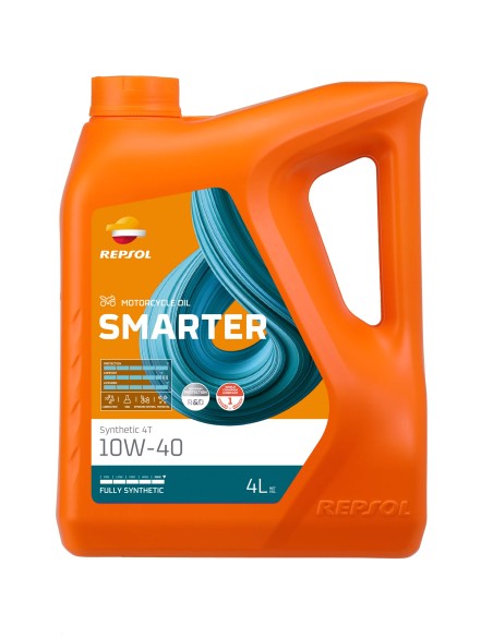 GARRAFA REPSOL SMARTER SYNTHETIC 4T 10W-40 4L 