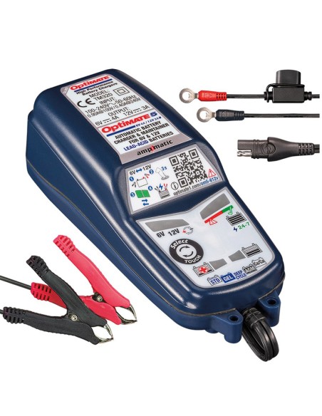 Cargador/Mantenedor Baterías Optimate 5 6V-12V TM320 