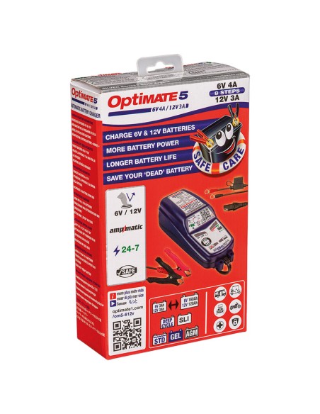 Cargador/Mantenedor Baterías Optimate 5 6V-12V TM320 