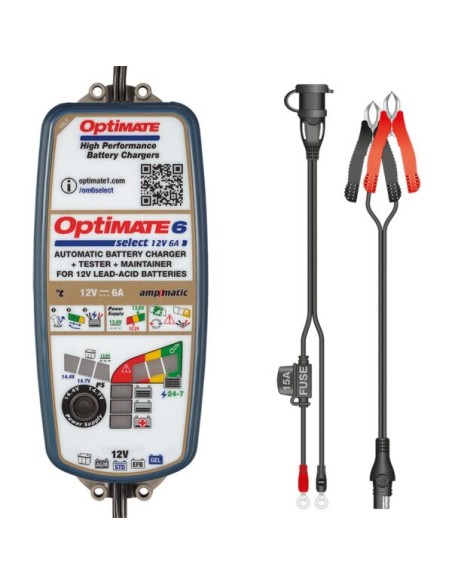 Cargador/Mantenedor baterías Optimate 6 Select TM-370