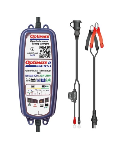 Cargador/Mantenedor Baterías Optimate 2 Duo TM-550 