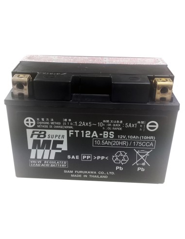 Batería Furukawa FT12A-BS Sin Mantenimiento