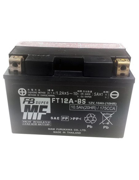 Batería Furukawa FT12A-BS Sin Mantenimiento