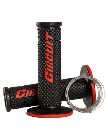 Puños Circuit V Negro / Rojo 