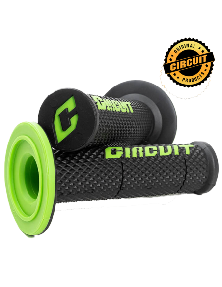 Puños Circuit V Negro / Verde 