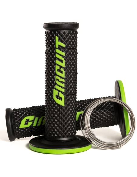 Puños Circuit V Negro / Verde 