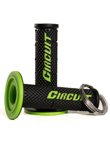 Puños Circuit V Negro / Verde 