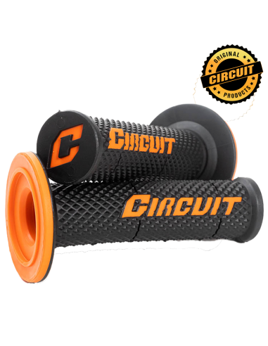 Puños Circuit V Negro / Naranja 