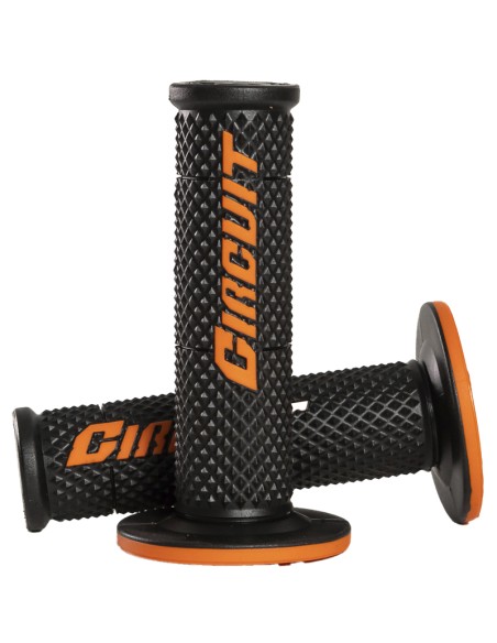 Puños Circuit V Negro / Naranja 