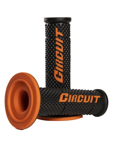 Puños Circuit V Negro / Naranja 