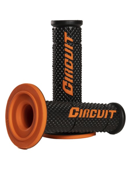 Puños Circuit V Negro / Naranja 