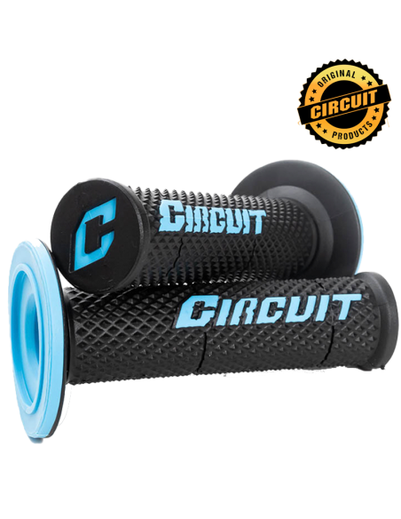 Puños Circuit V Negro / Azul 