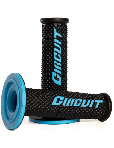 Puños Circuit V Negro / Azul 