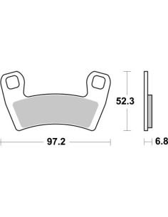 Pastilla de freno SBS P970-PSI 2