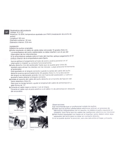 PUÑOS CALEFACTABLES TOPLINE 