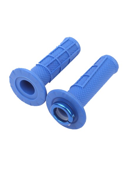 PUÑOS UP DESIGN HOLESHOT MX LOCK ON AZUL 22/24 120 MM 