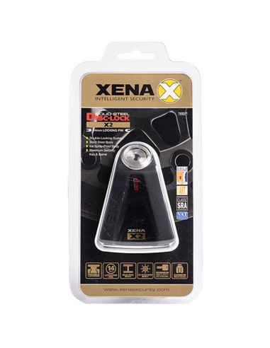 BLOQUEO DISCO XENA X2 Color Negro 14 mm 