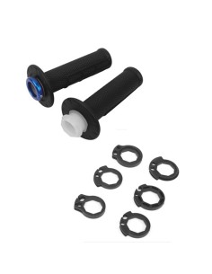 PUÑOS UP DESIGN HOLESHOT MX LOCK ON NEGRO 22/24 120 MM  2