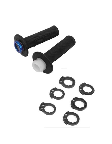 PUÑOS UP DESIGN HOLESHOT MX LOCK ON NEGRO 22/24 120 MM 