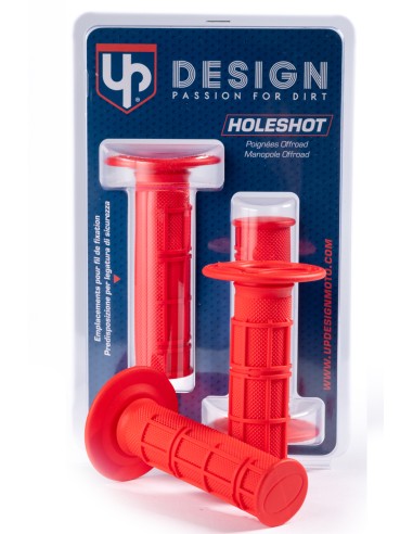 PUÑOS UP DESIGN HOLESHOT MX ROJO 22/24 115MM 