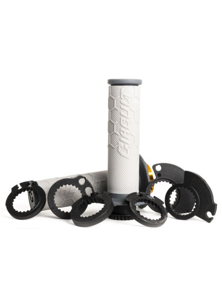 Puños Circuit Kira Lock On gris 