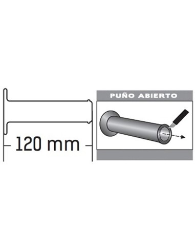 PUÑOS DOMINO TURISMO GRIS  