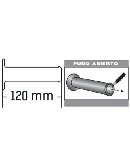 PUÑOS DOMINO TURISMO GRIS  