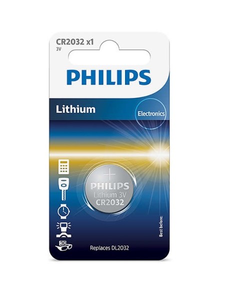 PILA BOTON LITIO PHILIPS CR2032 (CAJA 20u) 