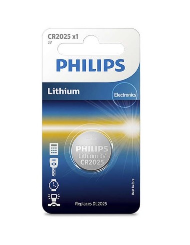 PILA BOTON LITIO PHILIPS CR2025 (CAJA 20u) 