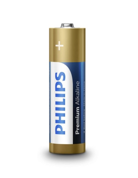 PILA PHILIPS PREMIUM ALKALINE AA (CAJA 12 BLISTERS 4 PILAS) 
