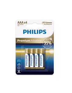 PILA PHILIPS PREMIUM ALKALINE AAA (CAJA 12 BLISTERS DE 4  PILAS)  2