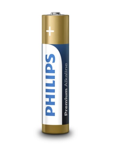 PILA PHILIPS PREMIUM ALKALINE AAA (CAJA 12 BLISTERS DE 4  PILAS) 