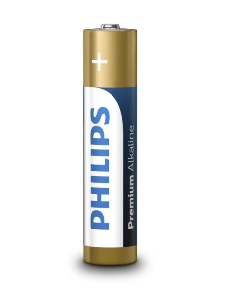 PILA PHILIPS PREMIUM ALKALINE AAA (CAJA 12 BLISTERS DE 4  PILAS) 