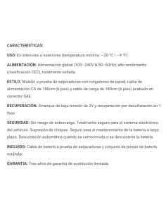 Cargador/Mantenedor baterías Optimate 5 TM-220-4A 2