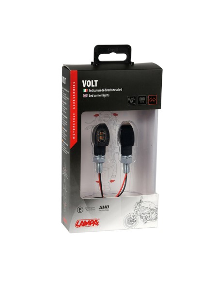 VOLT, INTERMITENTES DE LED - NEGRO 