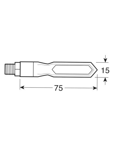 PIERCER SQ, INTERMITENTES DE LED SECUENCIAL - 12V LED 