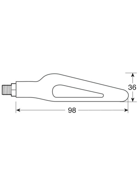 GLORY SQ, INTERMITENTES DE LED SECUENCIAL - 12V LED 