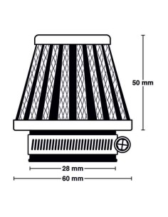Filtro potencia Meiwa 28 mm  2