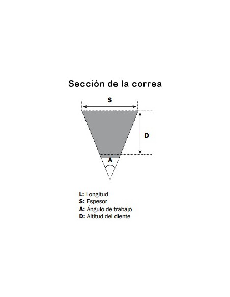 Correa de transmisión Bando Ciclomotor