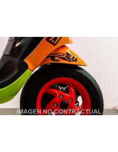 Adhesivo León Malossi Negro Derecho 24 cm  2