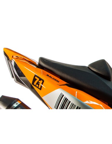 Adhesivo Malossi Negro 22 cm 