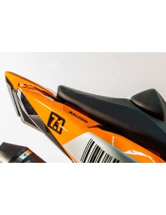 Adhesivo Malossi Negro 16,6 cm  2