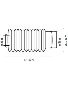 Fuelle Circuit 11 Dientes Negro  2