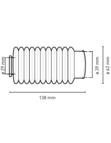 Fuelle Circuit 11 Dientes Negro 